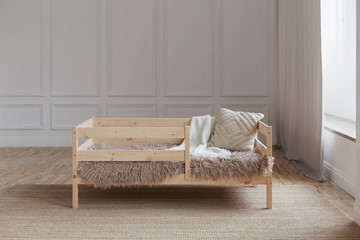 Односпальная детская кровать Софа, без покраски в Смоленске