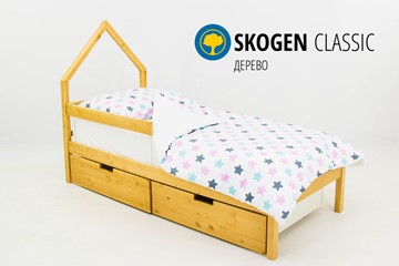 Кровать-домик детская мини Skogen дерево в Смоленске