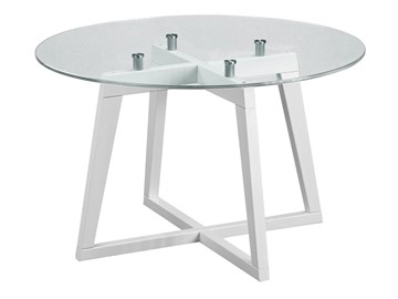 Стеклянный столик Рилле-445 (белый) в Смоленске