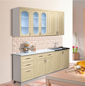 Кухонный гарнитур Классика 2000, цвет Дуб беленый в Смоленске