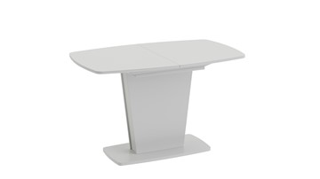 Обеденный раздвижной стол Честер тип 2, цвет Белый/Стекло белый глянец в Смоленске