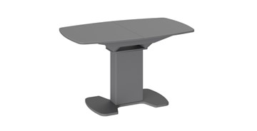 Раздвижной стол Портофино (СМ(ТД)-105.02.11(1)), цвет Серое/Стекло серое матовое LUX в Смоленске