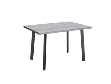 Обеденный стол Робин, опоры прямые, цемент светлый в Смоленске
