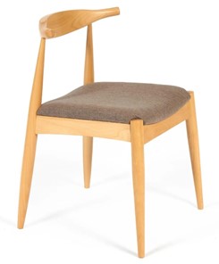 Кухонный стул BULL бук/ткань 54,5x54x75 Натуральный арт.19586 в Смоленске