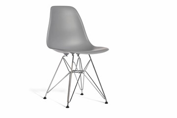 Обеденный стул derstuhl DSL 110 Chrom (темно-серый) в Смоленске