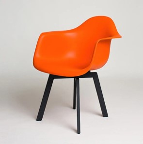 Кухонный стул DSL 330 Grand Black (Оранжевый) в Смоленске