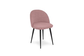 Обеденный стул Brendoss Лайт розовый черные ножки в Смоленске