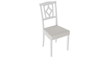 Обеденный стул Сити 3 (Белый матовый/тк № 110) в Смоленске