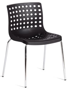 Кухонный стул SKALBERG (mod. C-084-A) 46х56х79 Black (черный) / Chrome (хром) арт.19258 в Смоленске