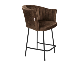 Полубарный стул SHT-ST42-1 / SHT-S29P-1 (кофейный трюфель/черный муар) в Смоленске