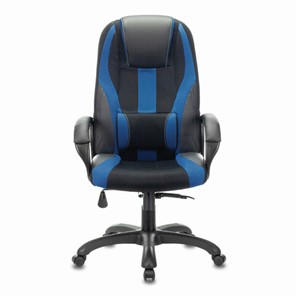 Компьютерное кресло Brabix Premium Rapid GM-102 (экокожа/ткань, черное/синее) 532106 в Смоленске
