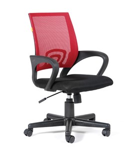 Компьютерное кресло CHAIRMAN 696 black Сетчатый акрил DW69 красный в Смоленске