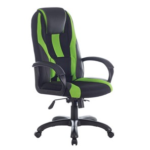 Компьютерное кресло Brabix Premium Rapid GM-102 (экокожа/ткань, черное/зеленое) 532419 в Смоленске