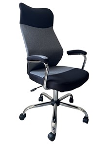 Кресло офисное C168 черный/серый в Смоленске