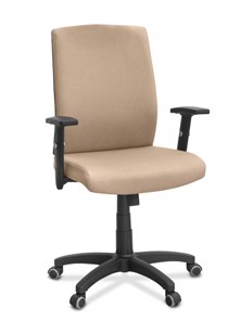 Кресло офисное Alfa A/MK/1D, ткань Bahama / бежевая в Смоленске