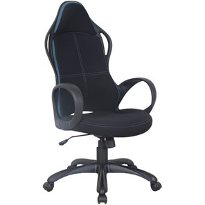 Компьютерное кресло Brabix Premium Force EX-516 (ткань, черное/вставки синие) 531572 в Смоленске