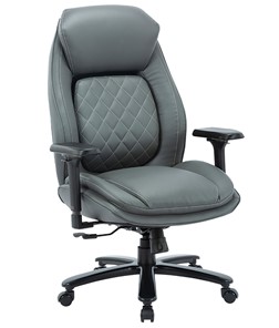 Кресло офисное CHAIRMAN CH403, серый, эко кожа в Смоленске