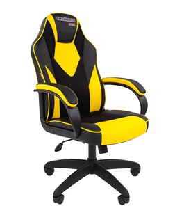 Компьютерное кресло CHAIRMAN GAME 17, цвет черный /желтый в Смоленске