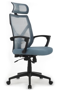 Кресло офисное Riva Design OLIVER W-203 AC, Синий в Смоленске