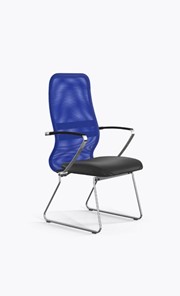 Офисное кресло Метта Ergolife Sit 8 B2-9K - X1+Extra (Синий-Черный) в Смоленске