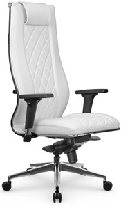 Кресло офисное МЕТТА L 1m 50M/2D Infinity Easy Clean мультиблок, нижняя часть 17839 белый в Смоленске