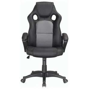 Офисное кресло Brabix Rider Plus EX-544 КОМФОРТ (экокожа, черное/серое) 531582 в Смоленске