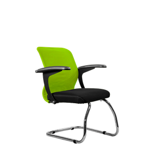 Офисный стул SU-M-4/подл.160/осн.007, Зеленый/Черный в Смоленске