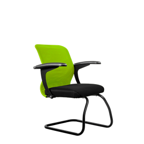 Офисный стул SU-M-4/подл.160/осн.008, Зеленый/Черный в Смоленске