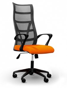 Кресло компьютерное 5600, оранж/черное в Смоленске