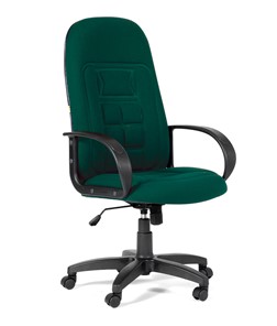 Кресло компьютерное CHAIRMAN 727 ткань ст., цвет зеленый в Смоленске