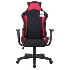 Офисное кресло Brabix GT Racer GM-100 (подушка, ткань, черное/красное) 531820 в Смоленске
