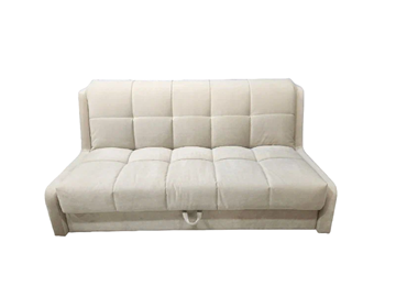 Прямой диван Аккордеон-Кровать 1,55 с каретной утяжкой, клетка (ППУ) в Смоленске