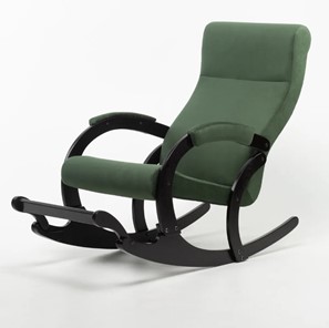 Кресло-качалка в гостиную Марсель, ткань Amigo Green 33-Т-AG в Смоленске
