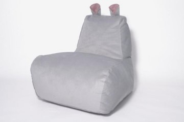 Кресло-мешок Бегемот серый в Смоленске