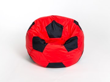 Кресло-мешок Мяч большой, красно-черный в Смоленске