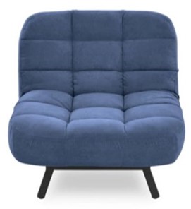 Мягкое кресло Абри опора металл (синий) в Смоленске