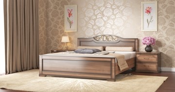 Кровать СВ-Стиль Жасмин 140*200 с основанием в Смоленске