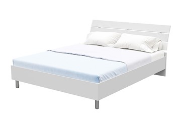 Двуспальная кровать Rest 1, 180х200, ЛДСП (Белый) в Смоленске