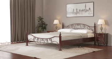 Двуспальная кровать СВ-Стиль Барон 160*200 с основанием в Смоленске