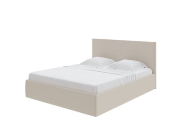 Двуспальная кровать с механизмом Alba 180х200, Рогожка (Savana Milk) в Смоленске
