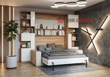 Кровать-шкаф с диваном DetalMaster Дина, 1200х2000 в Смоленске
