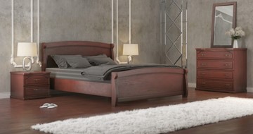 Кровать 2-спальная СВ-Стиль Магнат 160*200 с основанием в Смоленске