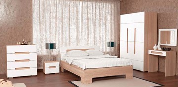 Модульная спальня Версаль Некст, цвет дуб сонома/белый в Смоленске