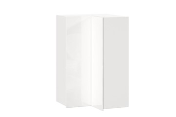 Шкаф кухонный угловой высокий Шервуд, ЛД 281.570.000.170, белый/белый глянец в Смоленске