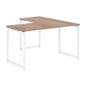 Письменный стол угловой левый XTEN-Q Дуб-сонома- белый XQCT 1415 (L) (1400х1500х750) в Смоленске