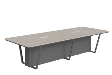 Стол для заседаний LINE Дуб-серый-антрацит СФ-571734.1 (3460х1340х754) в Смоленске