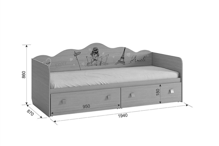 Детская кровать-софа Амели в Смоленске - изображение 2