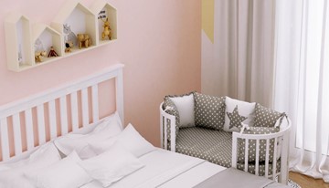 Детская кроватка-трансформер POLINI Kids Simple 911 Белый в Смоленске - предосмотр 7