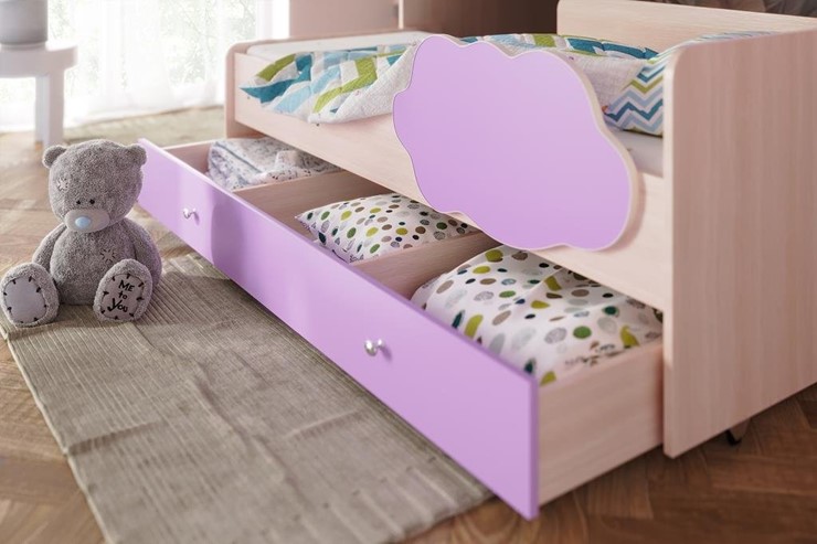 Детская 2-этажная кровать Соник 1.6 с ящиком, Ясень Шимо в Смоленске - изображение 1