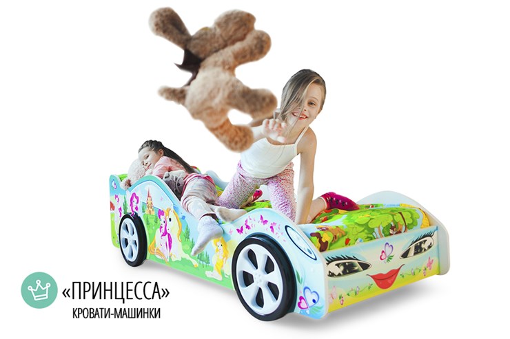 Детская кровать-машина Принцесса в Смоленске - изображение 3